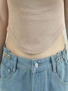 2入組脫卸式牛仔褲瞬間鈕扣,無需縫製,無需膠水。可調腰部鈕扣更換 - 彩色 - 查看 9