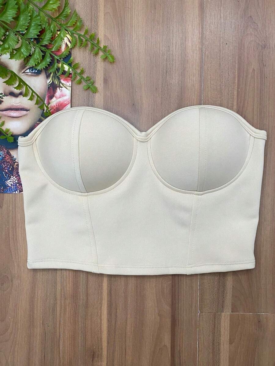 Women Blouses - 米色 - 查看 1