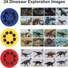 1 Stück Dinosaurier Taschenlampe Und Projektor Mit 3 Scheiben 24 Bilder, Dinosaurier Spielzeug Für Jungen, Coole Kinder Taschenlampe, Dinosauier Geschenkidee Für Kleinkinder Und 3+ Jahre Alte Jungen, Mädchen, Geburtstagsgeschenk (ohne Batterie)