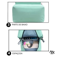 Women Fashion Backpacks - 灰色 - 查看 3