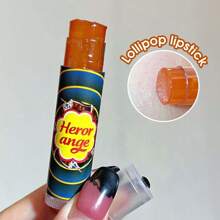 HERORANGE 棒棒糖唇膏滋潤保濕,男女均適用,減淡唇紋 - 橘紅色 - 查看 1