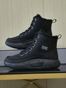 Botas Deportivas De Moda - Negro - Ver 2