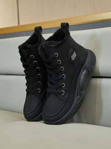 Botas Deportivas De Moda - Negro - Ver 4