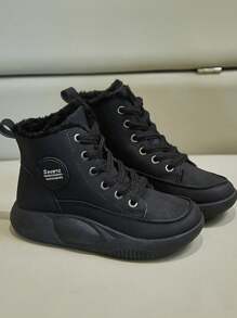 Botas Deportivas De Moda - Negro - Ver 3