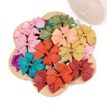 bilicaca 40pcs Màu sắc tùy ý Kẹo Màu sắc Trẻ em Nơ Kẹp tóc , Đơn giản Lễ hội Phụ kiện tóc Dành cho Cô gái Và , Chiếc kẹp tóc Đối với Tóc đuôi gà Và Bên Kẹp Phong cách - Nhiều màu - Xem 2