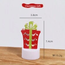 創意聖誕電子蠟燭燈(有聖誕樹、聖誕老人、雪人、麋鹿等多種風格),聖誕裝飾裝飾品、氛圍燈和小夜燈 - 彩色 - 查看 9