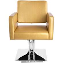 Artist hand Salon Chair For Hair Stylist, Stylist Chair With Heavy Duty Hydraulic Pump, 360 Degrees Rolling Swivel Spa Beauty Equipment For Hair Stylist Women Man, Max Load Weight 330 Lbs, Black Chair, Pink Chair, Yellow Chair, White Chair, Home Decor - 金色 - 查看 2