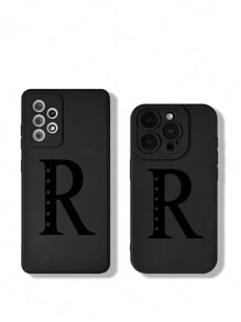 Coque de téléphone épaisse peinte anti-chute à motif œil de chat, compatible avec iPhone 15/15Pro/15Plus/15Promax, Samsung, Xiaomi, Huawei