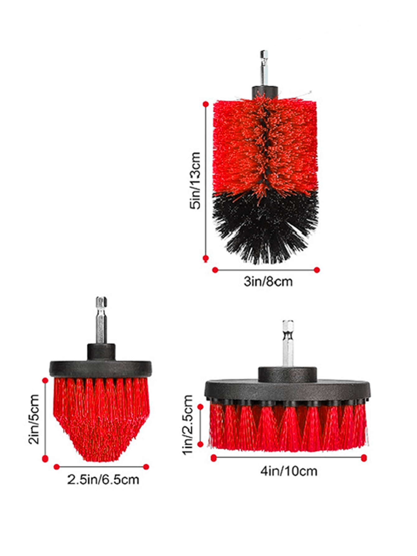 Drill Brush Set Power Scrubber Wash Cleaning Brushes Tool Clean All