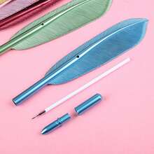 1 chiếc/3 chiếc/6 chiếc Creative Lông vũ Bút bi 0.5mm - Nhiều màu - Xem 8
