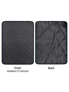 1入組豚鼠籠墊,可水洗的豚鼠尿布軟毛籠墊,可重複使用的豚鼠尿墊防滑豚鼠墊,適用於豚鼠小型動物,黑色 - 彩色 - 查看 2