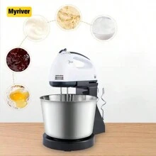 Portable Electric Mixer With 7 Speed Regulation White - White - View 6