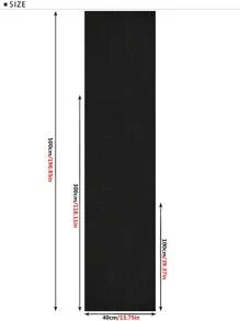 1 件厚哑光黑色壁纸，用于家庭装饰，自粘式翻新墙贴，用于橱柜、书桌、椅子和房间背景，翻新贴纸可撕墙板、墙纸、壁纸、春季装饰物品让您的家焕然一新，拉玛装饰贴纸 - 黑色 - 查看 12