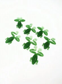 10 قطعة طعوم صيد أسماك ناعمة بشكل ضفدع أخضر، 5 سم/3 جرام، مناسبة لصيد السمك كالقراميط والكارب والشبوط، اكسسوارات الصيد - أخضر - مشاهدة 1