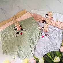 Ropa Interior de Maternidad, 2 piezas de Calzón para Embarazo con Estampado Animado. - Multicolor - Ver 5