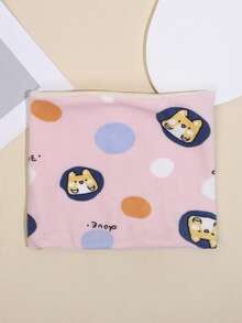 1pc Children's Cartoon Printed Warm Scarf Suitable For Outdoor Winter Protection - Multicolor - View 4