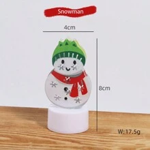 創意聖誕電子蠟燭燈(有聖誕樹、聖誕老人、雪人、麋鹿等多種風格),聖誕裝飾裝飾品、氛圍燈和小夜燈 - 彩色 - 查看 11