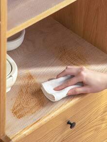 1片家用eva透明櫥櫃墊,防水防潮抽屜墊,可裁剪的廚房冰箱墊,防滑衣櫥墊 - 無色 - 查看 3