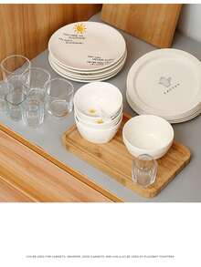 1片家用eva透明櫥櫃墊,防水防潮抽屜墊,可裁剪的廚房冰箱墊,防滑衣櫥墊 - 無色 - 查看 10