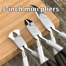 小型鉗子,圓鼻鉗,電工對角線剝線鉗,手動diy線繞珠寶鉗