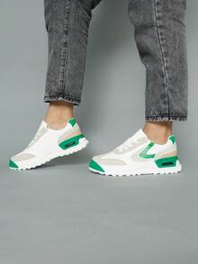 TENNIS WITH SPORT TYPE THICK SOLE - Green - View 2