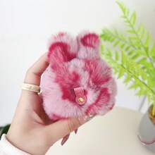 Cute Plush Rabbit Ear Protector Case Compatible With Airpods 1 2 3 Pro 2nd Plush Covers Compatible With Airpods Pro2 Cases - Black - View 8