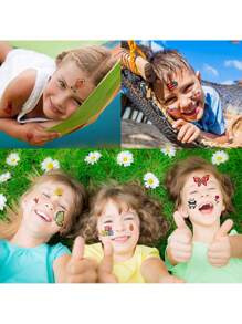 10 Bóng rổ Sáng Hình xăm tạm thời , Không thấm nước Hình xăm giả Đồ Chơi , Đối với Trẻ em Trẻ em Con trai Cô gái Tiệc sinh nhật Quân nhu Buổi tiệc Phụ kiện , Chiếu sáng Cung cấp cho buổi tiệc Món quà , Mặt Hình xăm dán - Nhiều màu - Xem 7