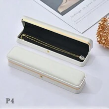 1pc High-grade Leather Ring Box Pendant Box Bracelet Box Necklace Box For Jewelry Packaging