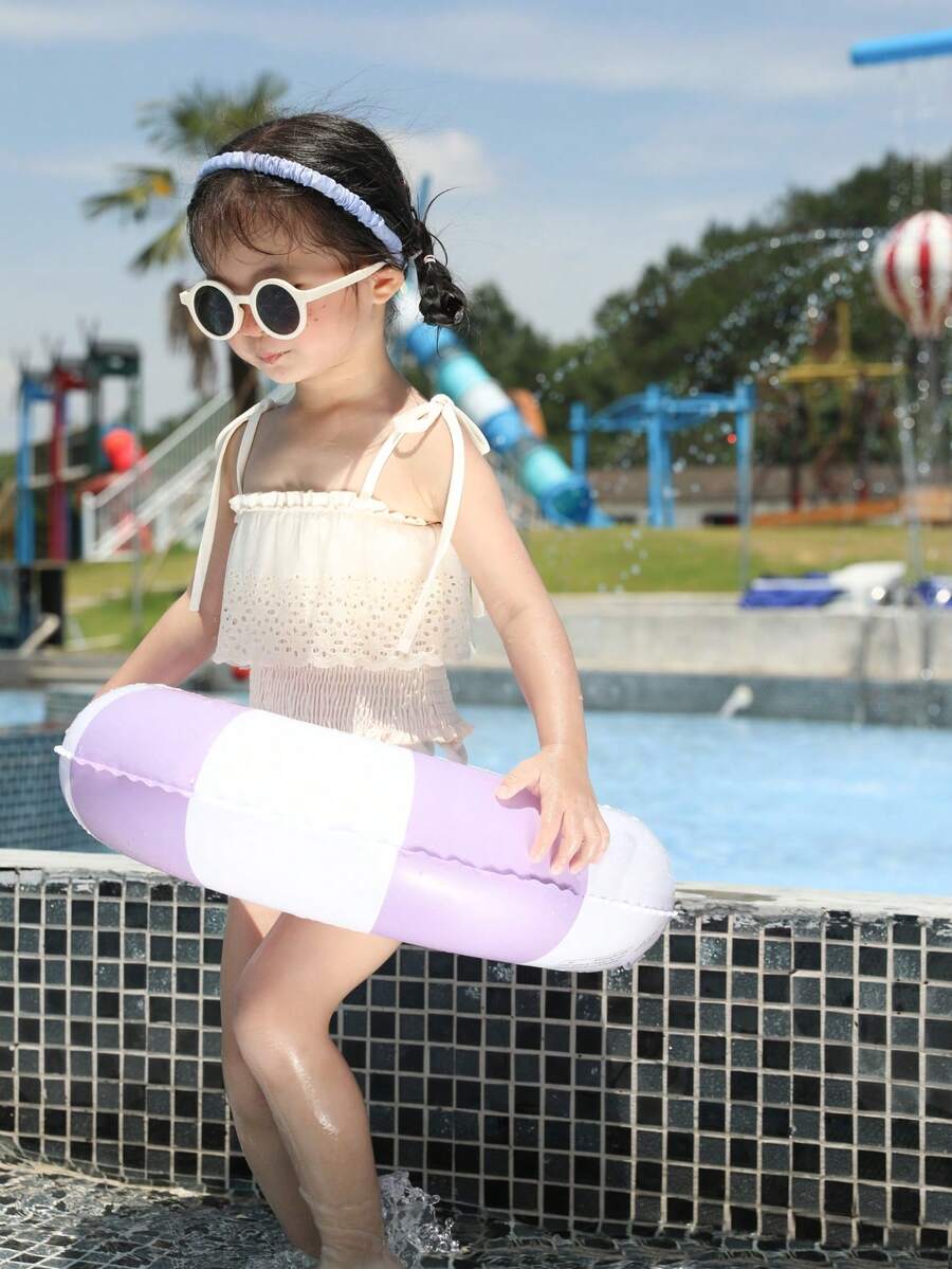 1只紫色簡約風格游泳圈 - 紫色 - 查看 1