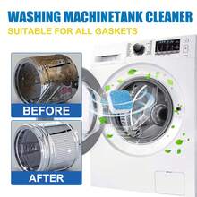 4pcs Washing Machine Deep Cleaning Tablets For Drum Type, Clean Stain And Odor Of Inner Tub Water Tank - Blue - View 4