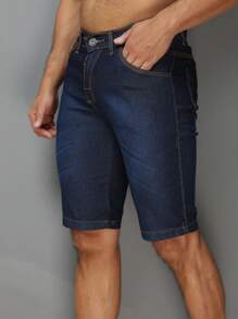 Men Shorts - Màu xanh lam - Xem 4