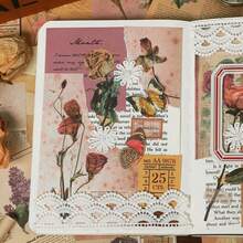 Plant & Floral Paper Material Bundle For Vintage Scrapbooking Decoration And Backing Paper - Multicolor - View 10