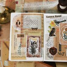 Plant & Floral Paper Material Bundle For Vintage Scrapbooking Decoration And Backing Paper - Multicolor - View 6