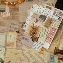 Plant & Floral Paper Material Bundle For Vintage Scrapbooking Decoration And Backing Paper - Multicolor - View 3