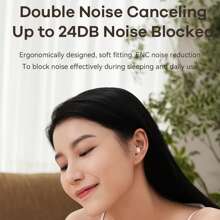 REMAX Newest Upgraded Wireless Bluetooth Earbuds, Sleep Earbuds, 20H Play Time To Enjoy Your Night, Touch Control, Cute Look, Comfortable Earphone, Wireless Stereo Earphones, Earphone Mini, Light Weight With Liquid Silicone Design, Friendly For Use When Sleep, Gift For Lover/Parents(Black/Beige)