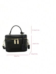 Mini Zip Front Bucket Bag - View 7
