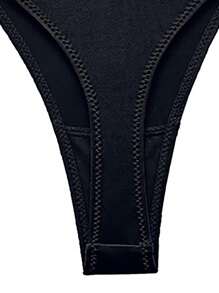 Black Thong Underwear - Black - View 4