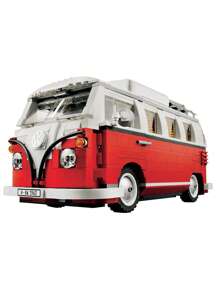 10220 Creator Volkswagen T1 Camper Van - Red - View 2