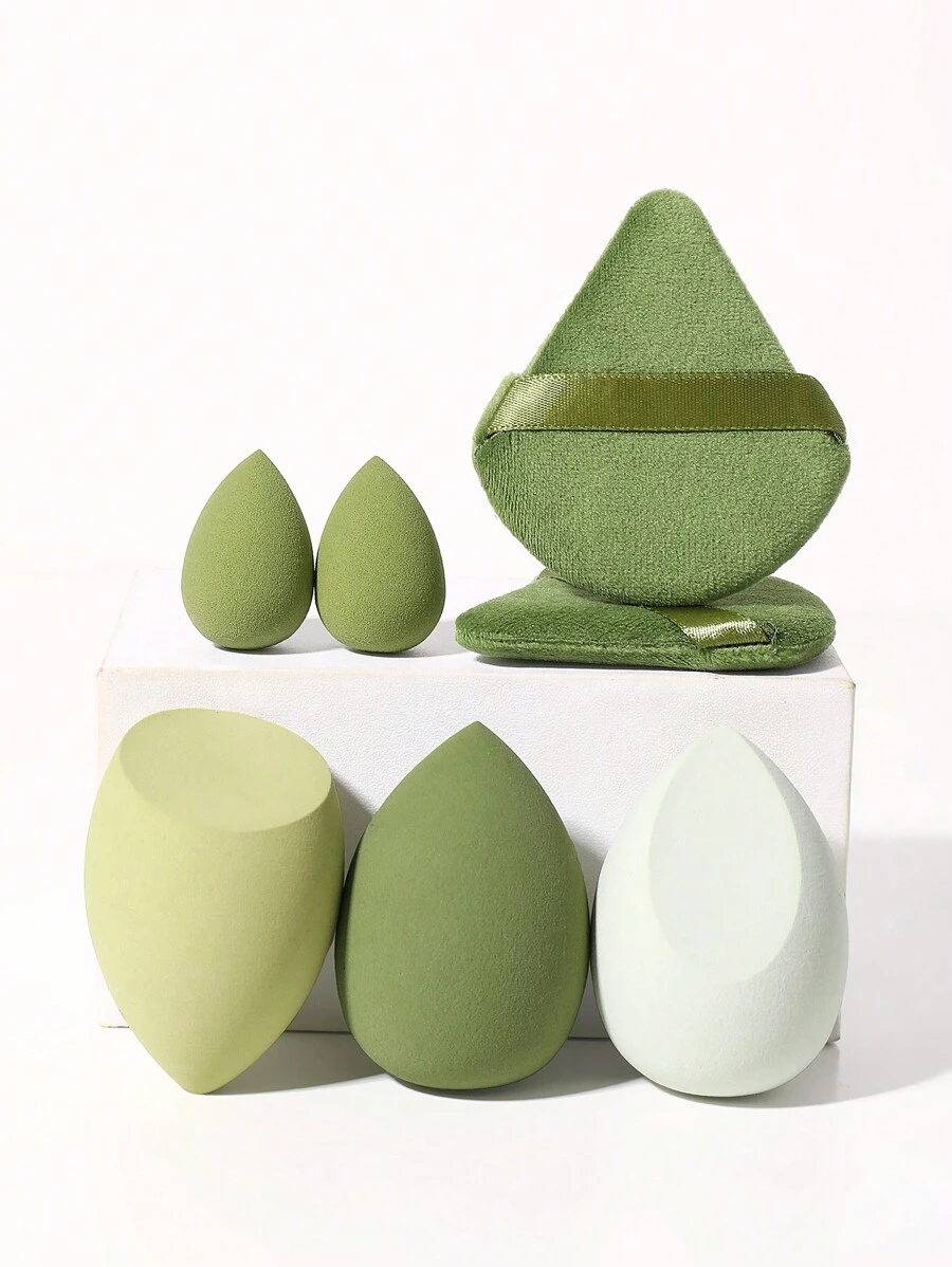 5PCS Makeup Sponge,+2PCS Makeup Puff Set Soft Triangle Powder Mineral Puff For Face Makeup,Suitable For Cream & Powder Concealer, Loose Powder Makeup Applicator, Beauty Gift Set,Makeup,Cheap,Room Decor,Vanity,Travel,Bedroom,Makeup Accessories,Puff,Makeup Blender,Powder Puff,Makeup Sponge