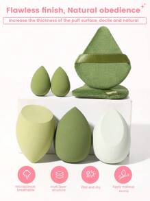 5PCS Makeup Sponge,+2PCS Makeup Puff Set Soft Triangle Powder Mineral Puff For Face Makeup,Suitable For Cream & Powder Concealer, Loose Powder Makeup Applicator, Beauty Gift Set,Makeup,Cheap,Room Decor,Vanity,Travel,Bedroom,Makeup Accessories,Puff,Makeup Blender,Powder Puff,Makeup Sponge