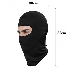 Funda Protectora Para La Cabeza De Lycra - Negro - Ver 3