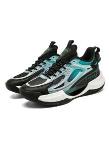 Chuyên nghiệp Điền kinh Giày dép Tập huấn Giày bóng rổ Nam Thoáng khí Đúng mốt Ngoài trời Giày thể thao Chống trượt Giảm xóc Giày bóng rổ Cặp đôi Giày dép Sáng Phong cách mới Năng động Giày bóng rổ - màu đen - Xem 5