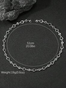 不銹鋼心形項鍊