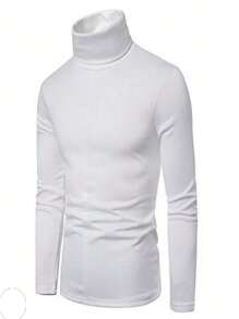 Playera Cuello Ruso, De Tortuga De Caballero - Blanco - Ver 1