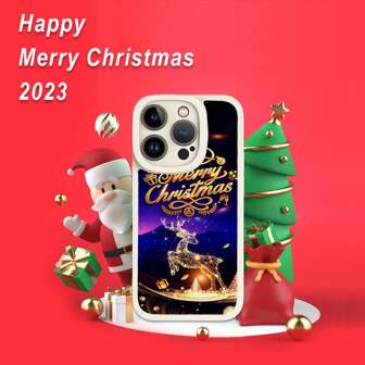 1 Pieza Funda Para Telefono Creativa Con Diseño De Ciervo Anticaídas, Con Recortes Precisos Y Función Anticaídas, Funda Protectora De Tpu Compatible Con Iphone, Samsung, Xiaomi, Redmi, Etc.