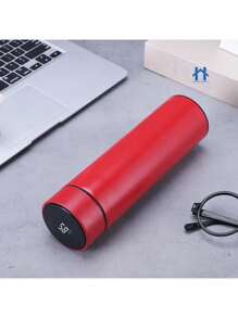 500ML Thermal Bottle With Digital Led Thermometer Hot Or Cold In 304 Stainless Steel - Đỏ - Xem 1