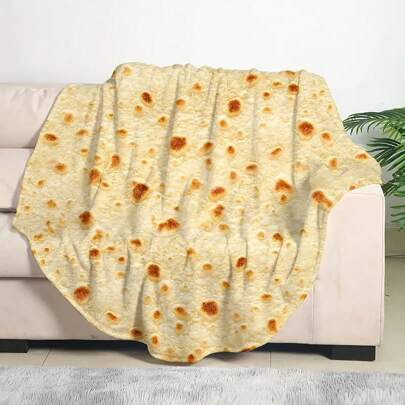 Manta Enrollable Para Galletas Y Panqueques, Manta Suave Adecuada Para Sala De Estar, Sofá, Dormitorio, Como Regalo Decorativo Durante Todo El Año, 1 Ud.
