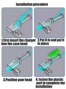 1pc White Silicone Data Cable Protector, Cable Organizer, Anti-break Phone Charging Cable Accessory - White - View 7