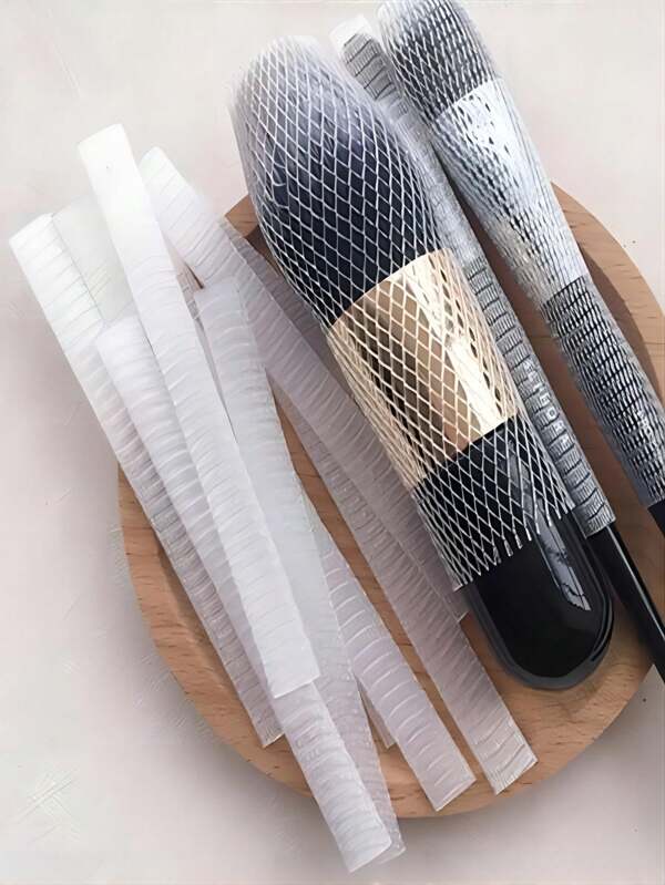50pcs Mesh Makeup Brush Protectors, Reusable & Expandable Brush Guard