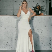 Women Prom & Evening Dresses - 白色 - 查看 2